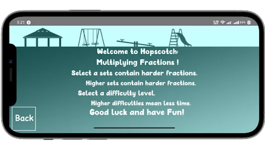 Hopscotch - Multiply Fractions screenshot 1