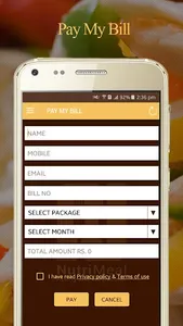 Nutirmeal screenshot 3