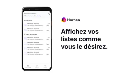 Horneo GMAO screenshot 2