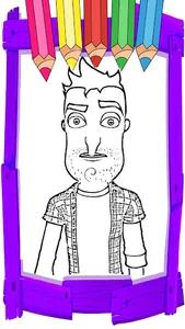 neighbor's coloring  horror screenshot 2