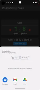 GAA Simple Score Keeper screenshot 1