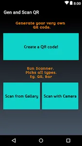 Generate & Scan QR code screenshot 1
