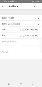 Timy - Hour registration screenshot 10