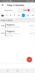 Timy - Hour registration screenshot 15