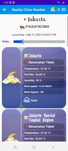 Nearby cities weather screenshot 3