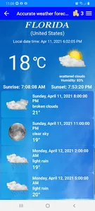 Accurate weather forecast screenshot 0
