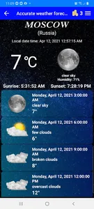 Accurate weather forecast screenshot 1