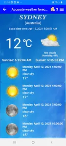 Accurate weather forecast screenshot 2