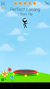 Trampoline Man (Stickman Game) screenshot 4