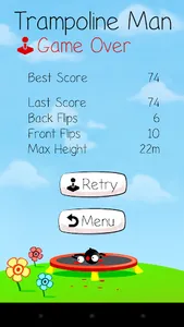 Trampoline Man (Stickman Game) screenshot 5