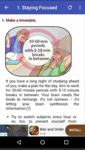 How to concentrate on studies screenshot 1