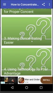 How to concentrate on studies screenshot 2