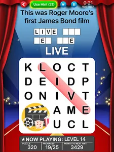 Word Search World Hollywood screenshot 12