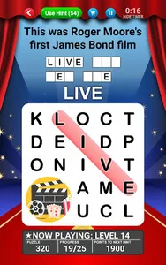 Word Search World Hollywood screenshot 6