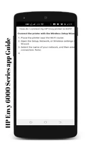HP Envy 6000 Series app Guide screenshot 0