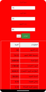 حاسبة الأسهم screenshot 3