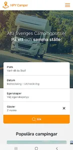 HPY Camper -Campingsverige! screenshot 0
