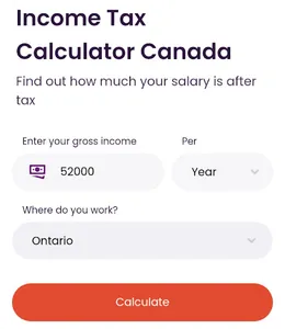 Canada Tax Calculator screenshot 5