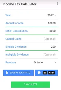 Canada Tax Calculator screenshot 8