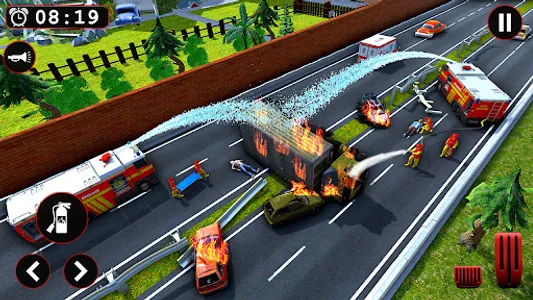 Fire Engine Sim firetruck Game screenshot 4