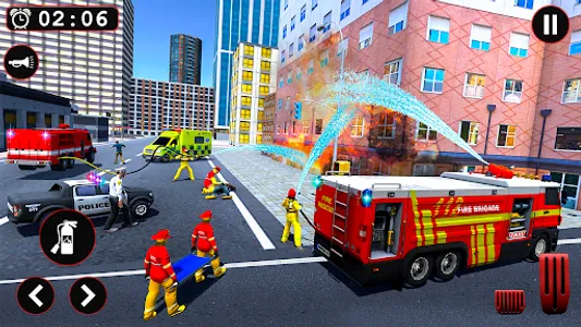 Fire Engine Sim firetruck Game screenshot 6