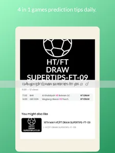 HT/FT DRAW SUPERTIPS-FT-09 screenshot 18