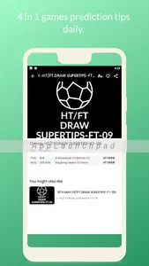 HT/FT DRAW SUPERTIPS-FT-09 screenshot 4
