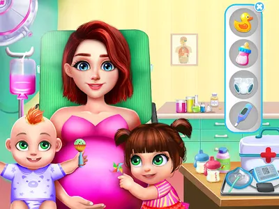 Pregnant Mommy: Twin Baby Care screenshot 0