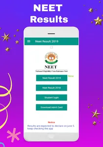 Neet Result 2021 App, Check NE screenshot 0