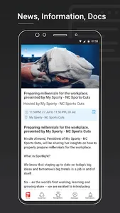 mySporty - NC Sports Cuts screenshot 2