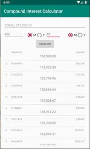 Compound Interest Calculator screenshot 1