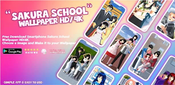 Family Sakura School Wallpaper screenshot 0