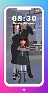 Family Sakura School Wallpaper screenshot 1