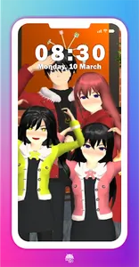 Family Sakura School Wallpaper screenshot 3