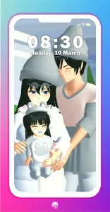 Family Sakura School Wallpaper screenshot 4