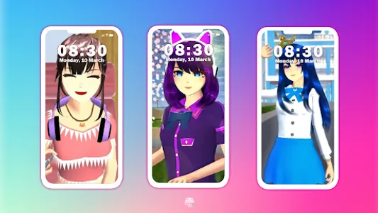 Family Sakura School Wallpaper screenshot 7