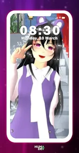 Rina Sakura School Wallpaper screenshot 2