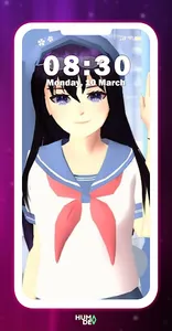 Rina Sakura School Wallpaper screenshot 5