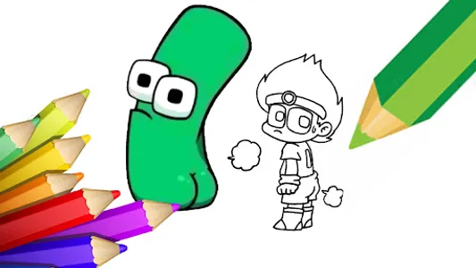 Alphabet Lore Human - Coloring screenshot 0