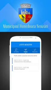 Municipiul Hunedoara Sesizări screenshot 2