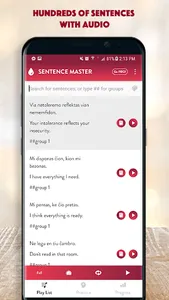 Esperanto Sentence Master screenshot 1