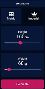 BMI Calculator screenshot 0