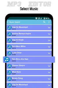 Mp3  Music Editor - Ringtone M screenshot 0