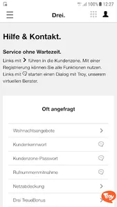 Drei Kundenzone screenshot 1