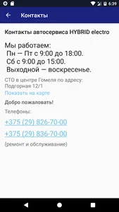 Автосервис HYBRID electro screenshot 1