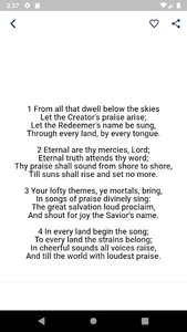 The Otterbein Hymnal screenshot 2