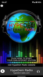 HypeDem Internet Radio screenshot 0