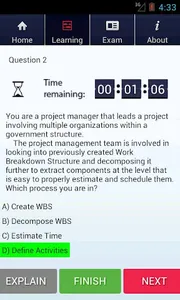 PMP®/CAPM® Exam Simulator 5 screenshot 1