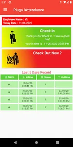 Pluga iAttendance screenshot 1