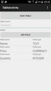 MiniDB Database Creator screenshot 1